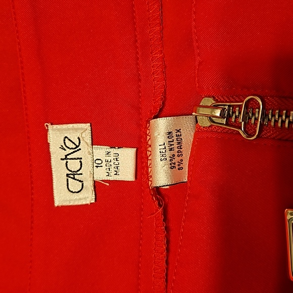 Cache' Red Mini Skirt - Picture 4 of 4